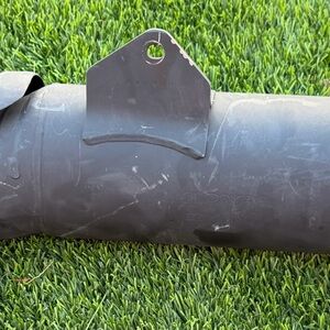 Honda motorcycle exhaust muffler.